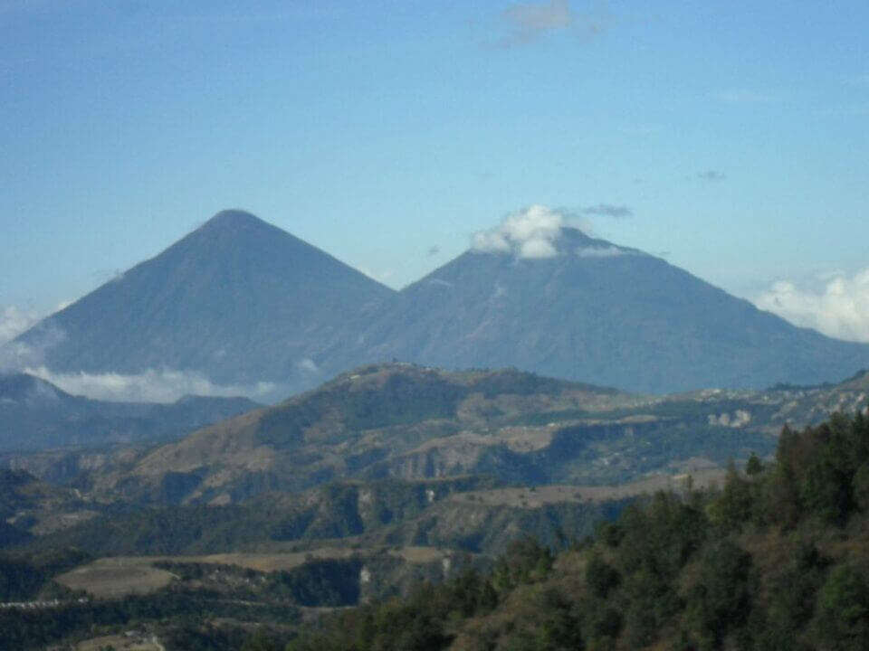 Paisaje de montañas, Guatemala
